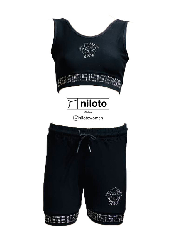 ست نیم تنه و شورتک ورساچ