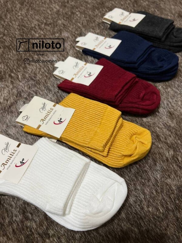 جوراب نیم ساق کبریتی کد 1(102201)