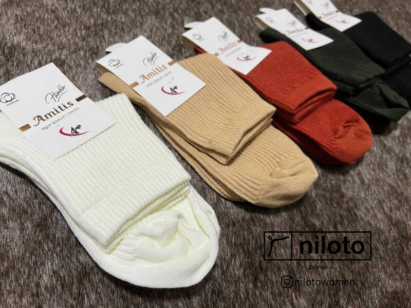 جوراب نیم ساق کبریتی کد ۲(102202)