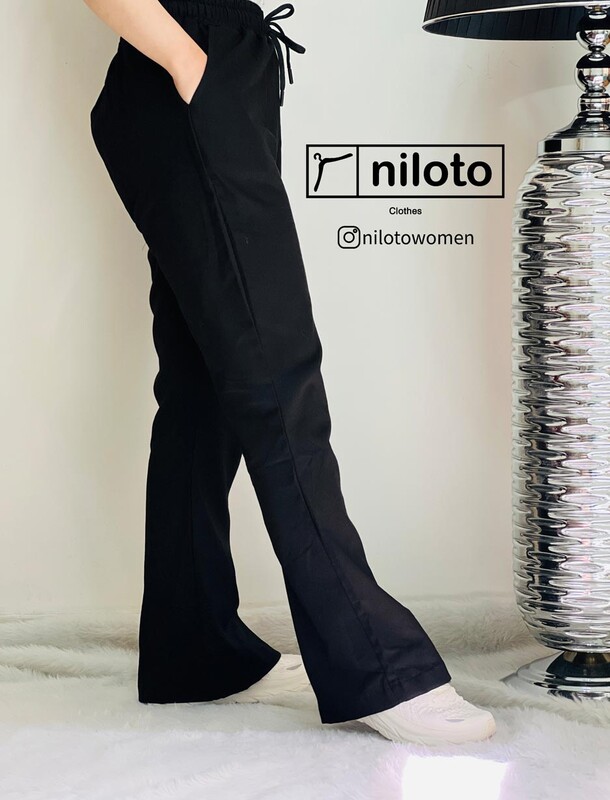 شلوار بوتکات کتان