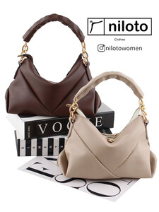 کیف دوشی دستی زنانه بند زنجیری (7813)