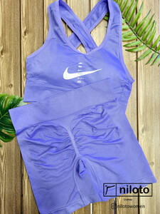 ست نیم تنه شورتک سیملس نایک (6)