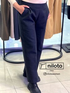 شلوار فوتر نیم بگ کوبیده زغالی (1601017)