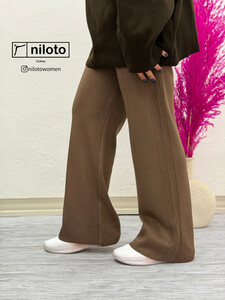 شلوار نیم بگ بافت اورجینال (16003)