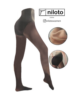 جوراب شلواری سه‌بعدی داخل کرکی گن‌دار (09308)