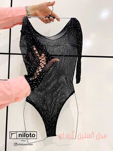 بادی-فول-نگین-آستین-گره-ای