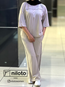 ست بلوز و شلوار بیسکویتی (4)