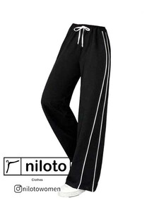 شلوار بگ بغل نوار (12501)