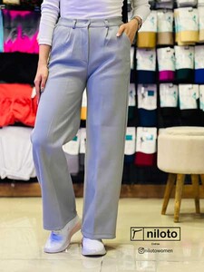 شلوار فوتر ساده نیم بگ طوسی (160107)