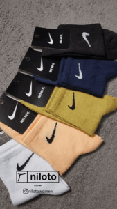 جوراب نیم ساق طرح نایک کد چهار (101204)