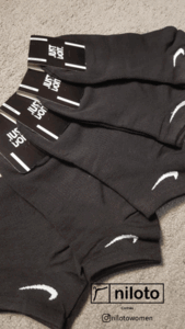 جوراب مچی طرح نایک مشکی (101100)