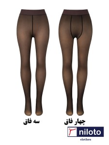 جوراب شلواری سه بعدی داخل کرکی اورجینال (09301)