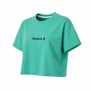 کراپ آستین کوتاه طرح Reebok