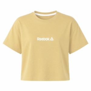 کراپ آستین کوتاه طرح Reebok