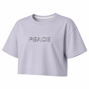کراپ آستین کوتاه طرح Peace