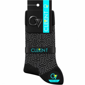جوراب مردانه ساق بلند دوفس پنبه طرح هزارتو کلونت (1028)