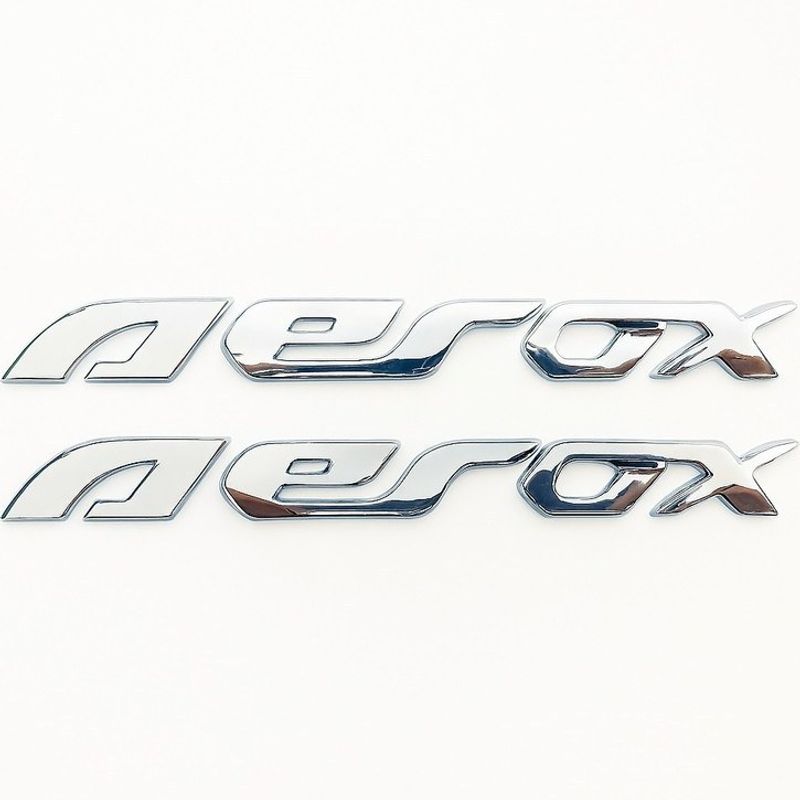 آرم فابریک موتور سیکلت AEROX  نقره ای ساخت چین