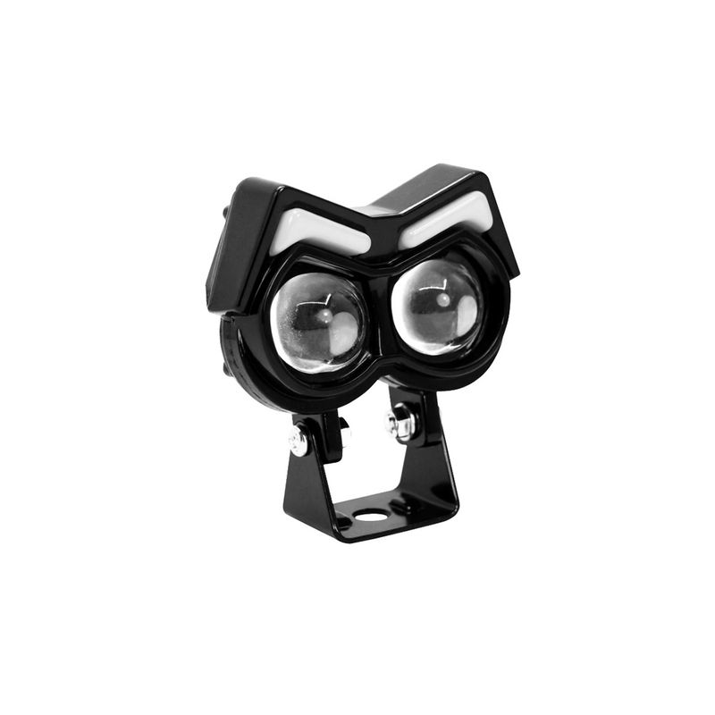 پرژکتور دو لنز طرح جغد (Owl) با ابروهای RGB هفت‌رنگ