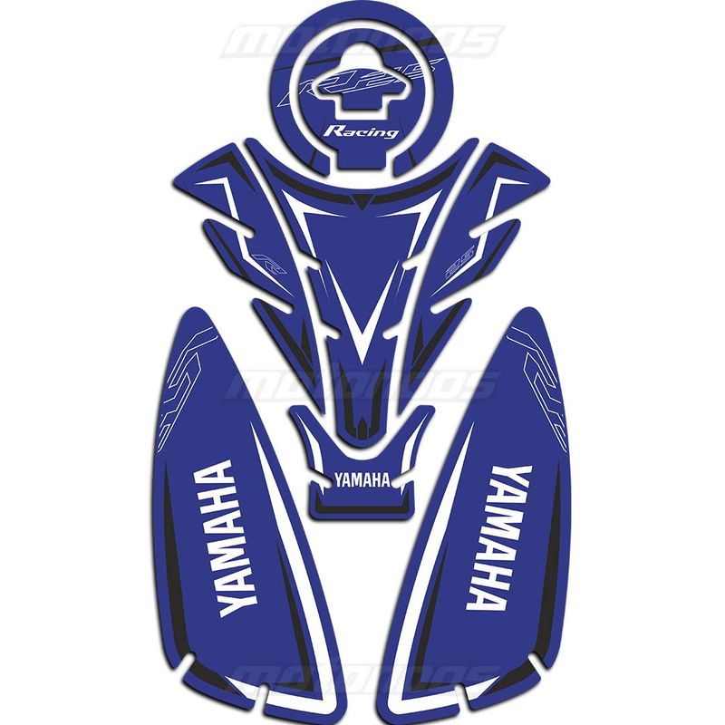 پد ژله‌ای باک موتور یاماها YAMAHA R25 آبی