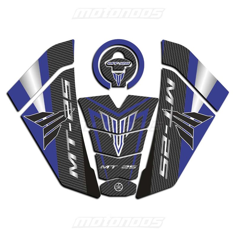 پد ژله‌ای کامل باک یاماها  (Yamaha MT-25) آبی مشکی