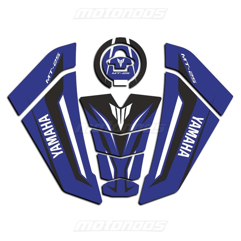 پد ژله‌ای کامل باک یاماها  (Yamaha MT-25)  آبی مشکی