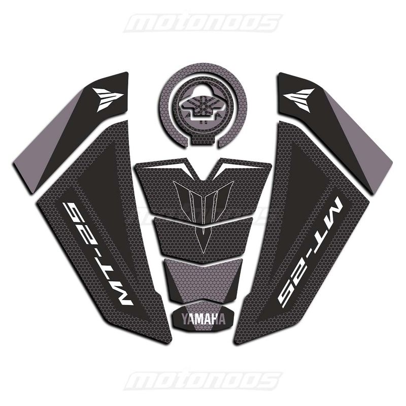 پد ژله‌ای کامل باک یاماها  (Yamaha MT-25) طوسی مشکی