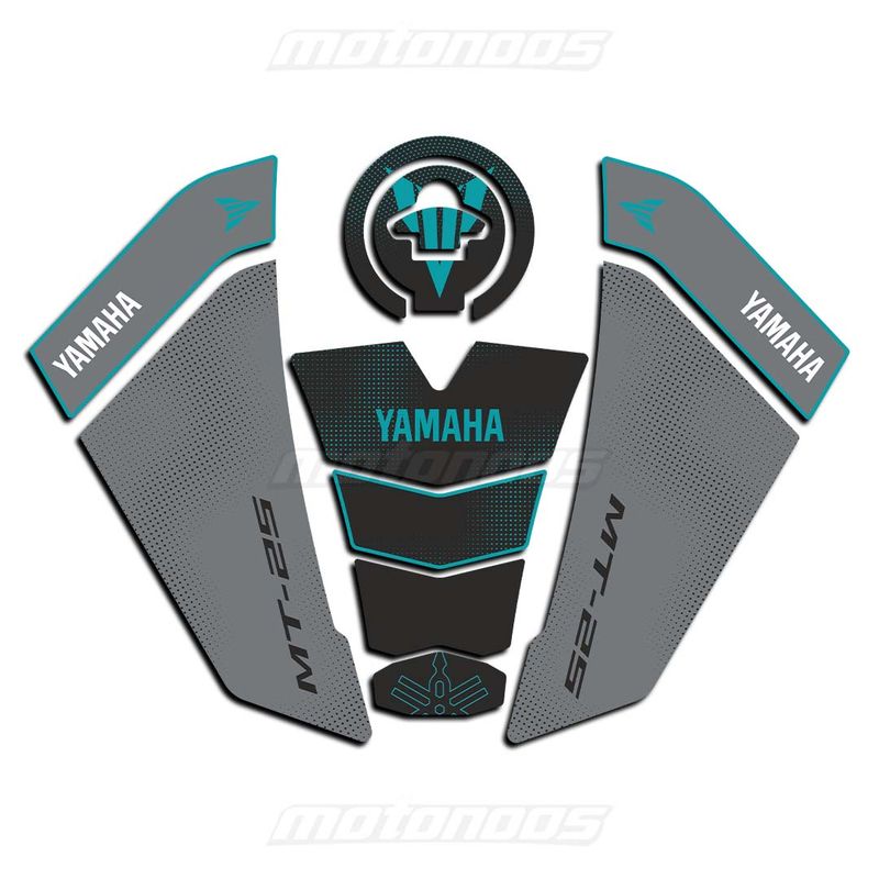 پد ژله‌ای کامل باک یاماها  (Yamaha MT-25)   طوسی