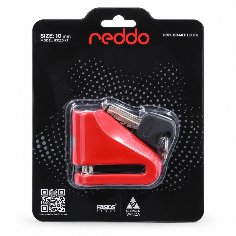 قفل دیسک موتورسیکلت reddo قرمز