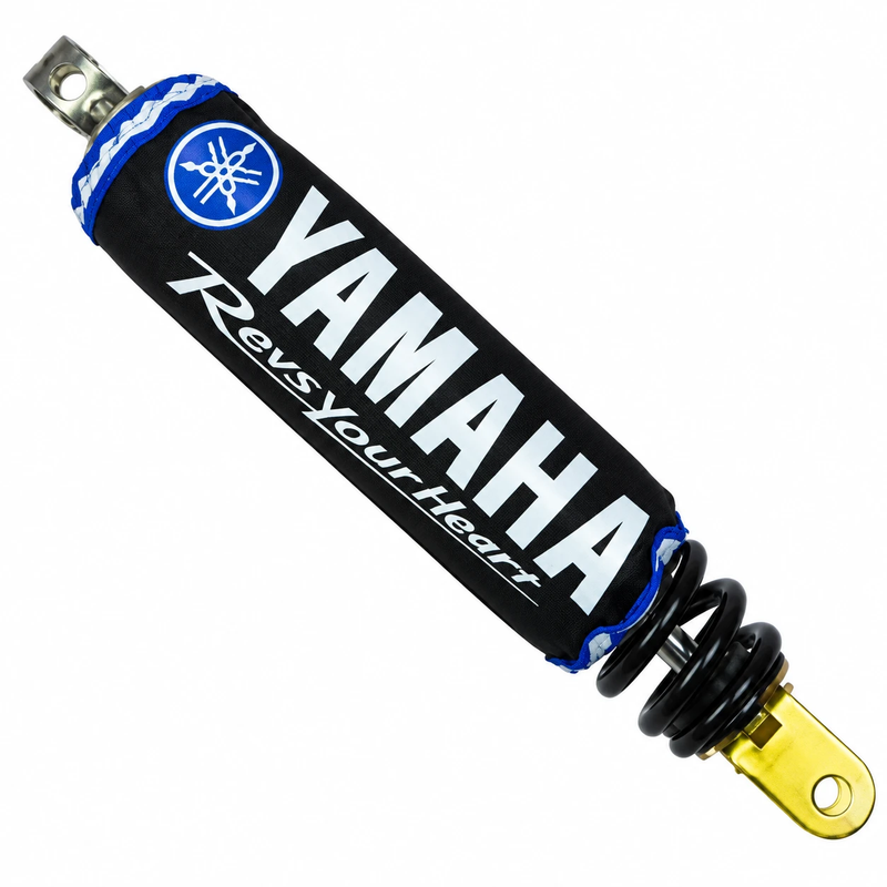 کاور محافظ کمک‌فنر موتورسیکلت YAMAHA بزرگ (30 سانت) سفید (1)عدد