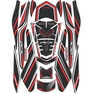 پد ژله ای کامل بدنه موتور HONDA PCX 160مشکی قرمز