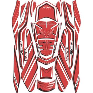 پد ژله ای کامل بدنه موتور HONDA PCX 160 قرمز سفید