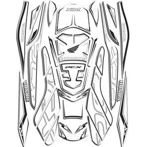 پد ژله ای کامل بدنه موتور HONDA PCX 160 سفید