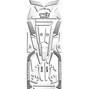 پد ژله ای کامل بدنه SYM ADV 175 کربن سفید