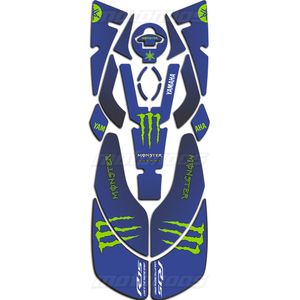 پد ژله‌ای کامل بدنه موتور یاماها YAMAHA R15 طرح مانستر MONSTER