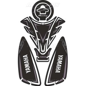 پد ژله‌ای باک موتور یاماها YAMAHA R25 مشکی سفید