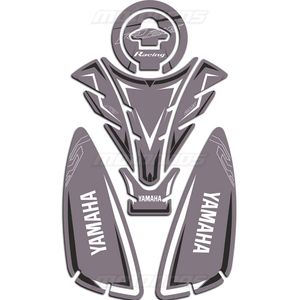 پد ژله‌ای باک موتور یاماها YAMAHA R25 طوسی سفید