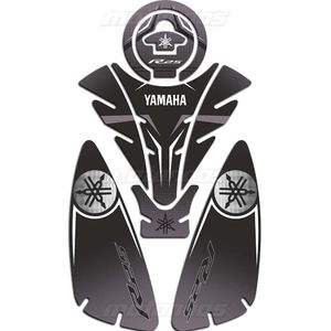 پد ژله‌ای باک موتور یاماها YAMAHA R25 مشکی طوسی