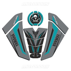 پد ژله‌ای کامل باک یاماها  (Yamaha MT-25) طوسی آبی فیروزه ای