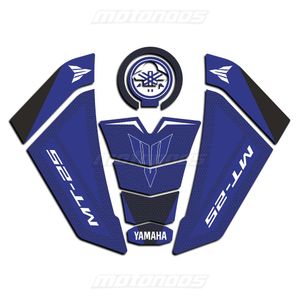 پد ژله‌ای کامل باک یاماها  (Yamaha MT-25) مشکی  آبی 