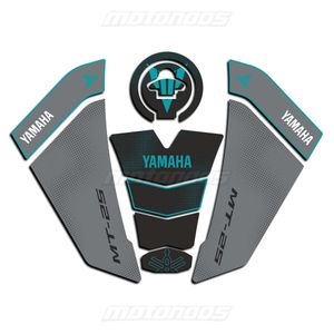 پد ژله‌ای کامل باک یاماها  (Yamaha MT-25)   طوسی
