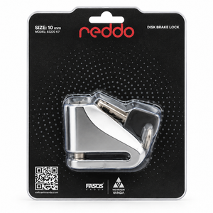 قفل دیسک موتورسیکلت reddo نقره ای