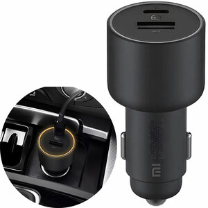 شارژر فندکی فست شارژ شیائومی Xiaomi اصل مدل MDY-16-EQ توان 43 وات