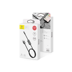 کیفیت کابل صدا و شارژ لایتنینگ بیسوس Baseus CALYU-01 Music Series Audio Cable