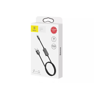 کیفیت کابل صدا و شارژ لایتنینگ بیسوس Baseus CALYU-01 Music Series Audio Cable