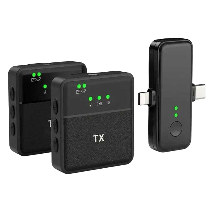 میکروفن یقه ای بی سیم SX31 3 in 1 Multi-Function مدل (دومیکروفنه)