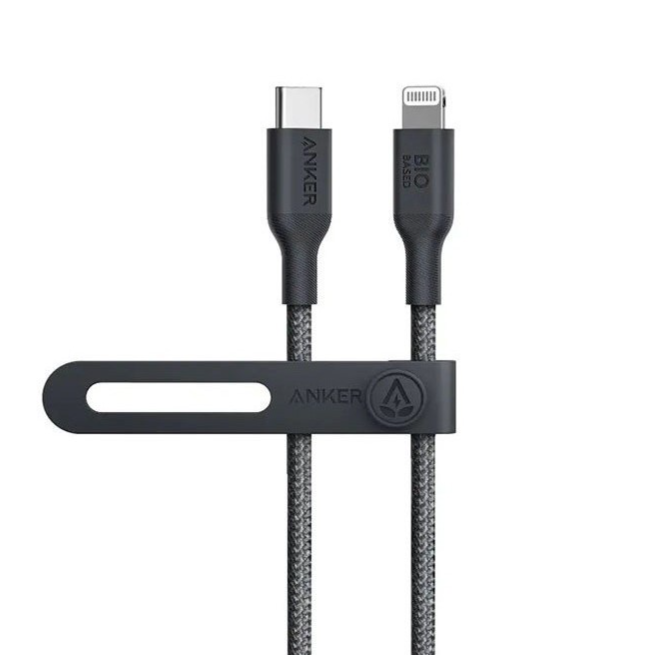 کابل شارژ انکر فست شارژAnker USB-C to Lightning 3ft مدل A80B5H11