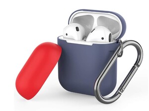 کاور سیلیکونی دو درب قلاب دار ایرپاد AHAStyle Ultra Airpods Case