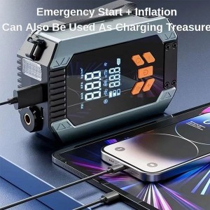 پمپ باد و جامپ استارتر ماشین چهار کاره برند SUITU مدل ST-9632D