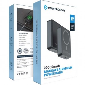 پاوربانک وایرلس 20000 میلی امپر پاورولوژی مدل PPBCHA33