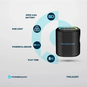 اسپیکربلوتوثی قابل حمل پاورولوژی مدل PWLAU011